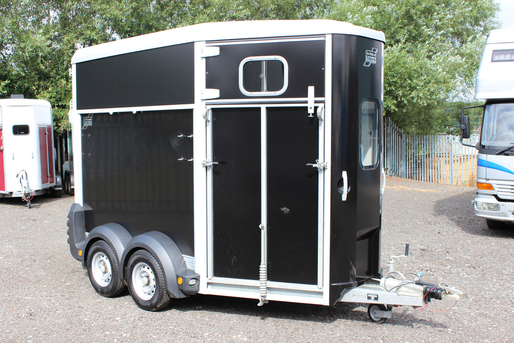 Horse trailer image taken from an angle