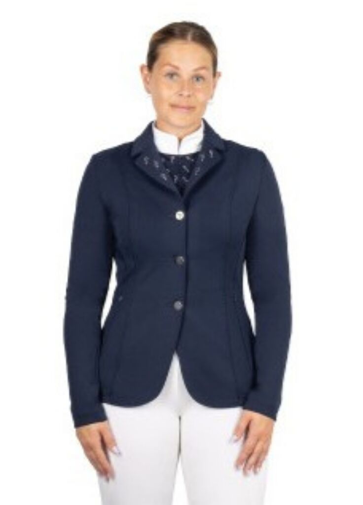 HY Equestrian Roka Reign Show Jacket Navy