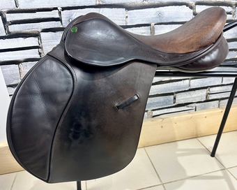 17” Medium Ideal Grandee Jump/GP Saddle - Brown