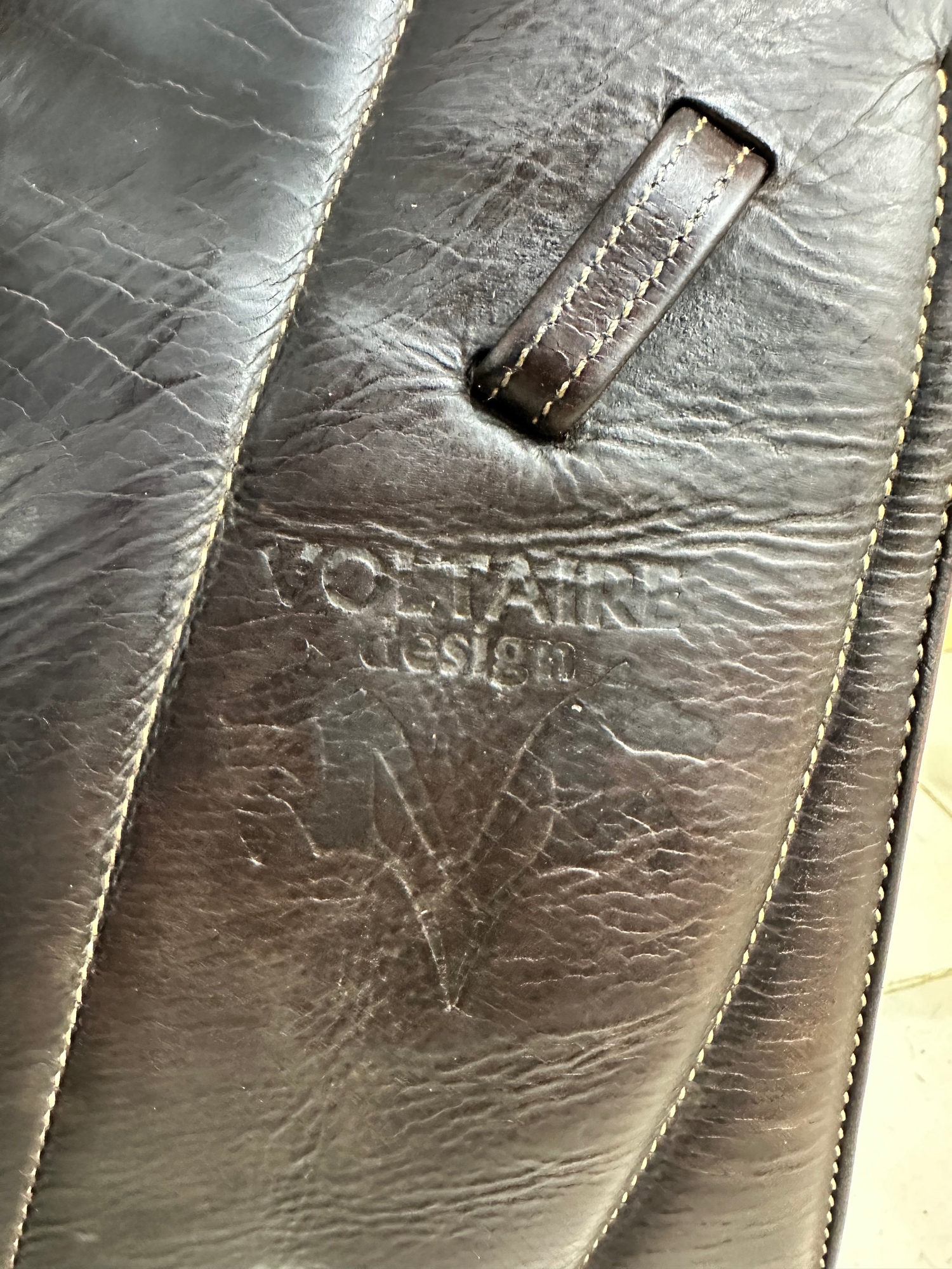  17 1/2” MW Voltaire Adelaide Monoflap Dressage Saddle - Brown