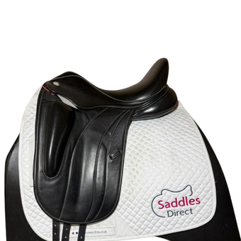 Fairfax Rebecca MDR Monoflap Dressage Black 17.5" ADJ