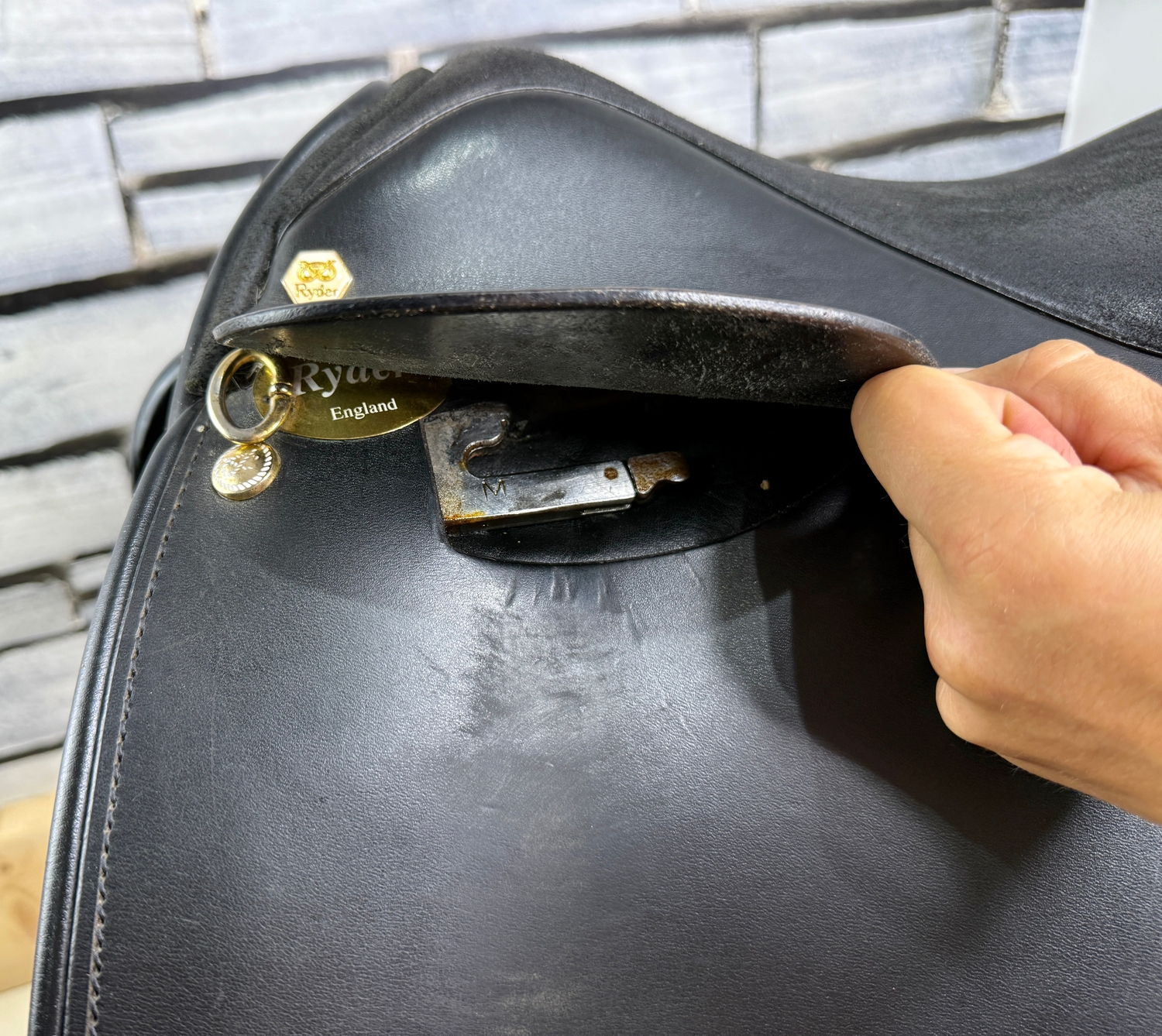 15” MW Ryder WH Pony Show Saddle - Black -  in 