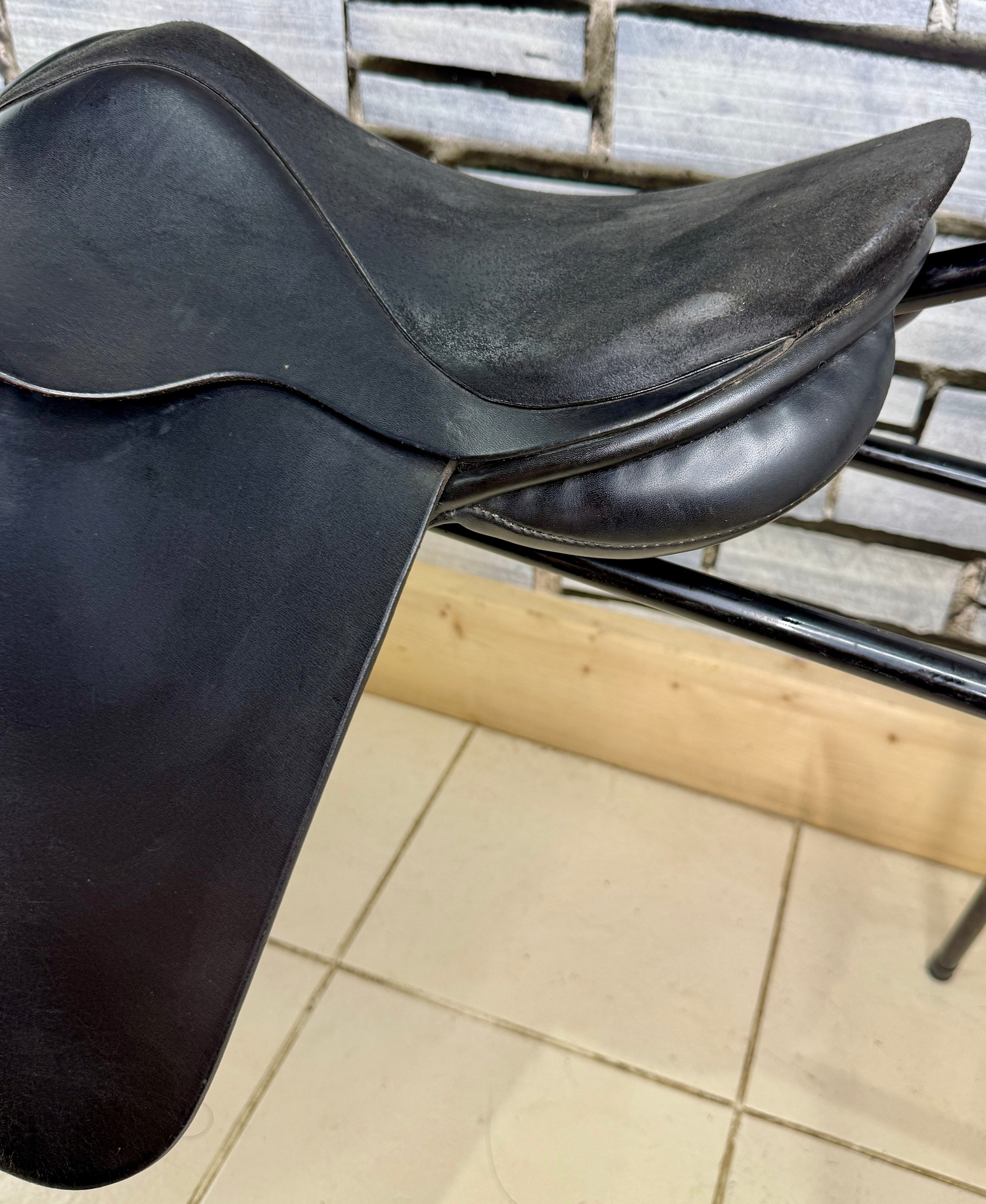 15” MW Ryder WH Pony Show Saddle - Black - 