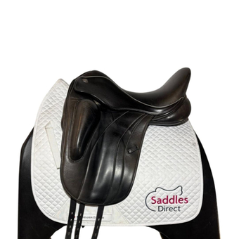 Fairfax Stella Monoflap Dressage Black 17" ADJ