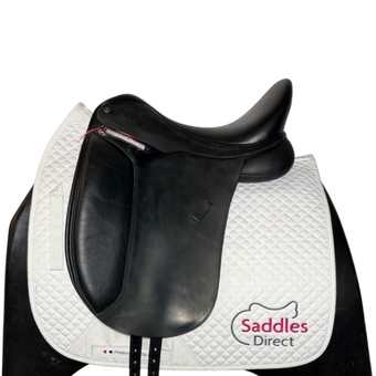 Arena Dual Flap Dressage Black 16.5" ADJ