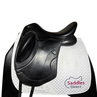Bates Artiste Monoflap Dressage Black 17" ADJ Size 1