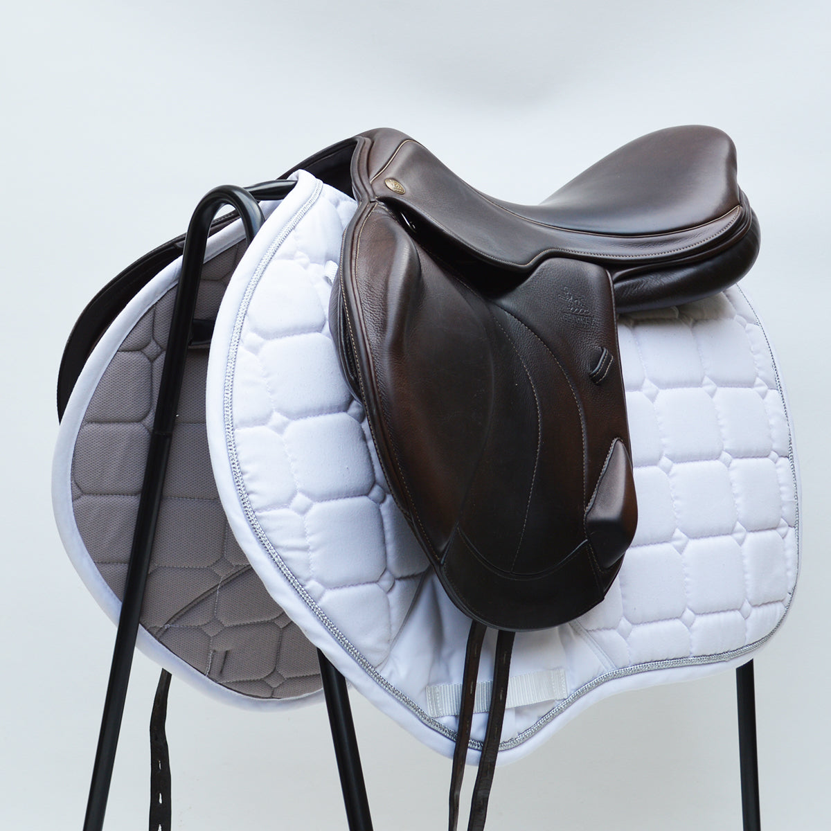 Fairfax Harry Meade Monoflap XC Saddle, Adjustable, 17.5" Brown (SKU237) 