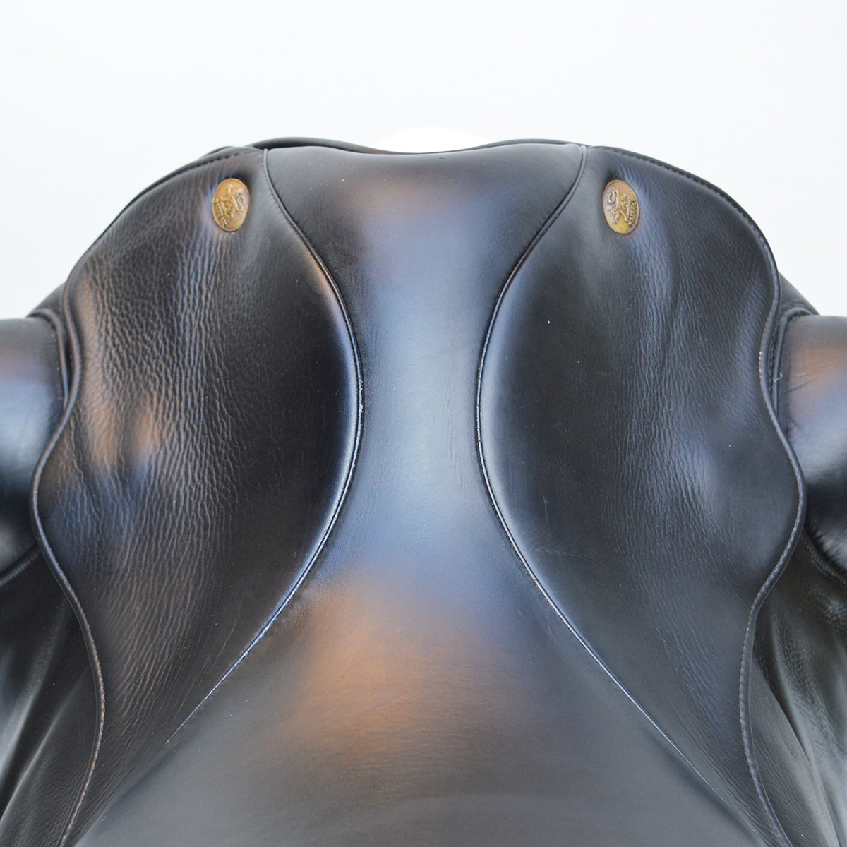 Fairfax Gareth Monoflap Dressage Saddle, 17.5", Adjustable, Black (SKU277) 