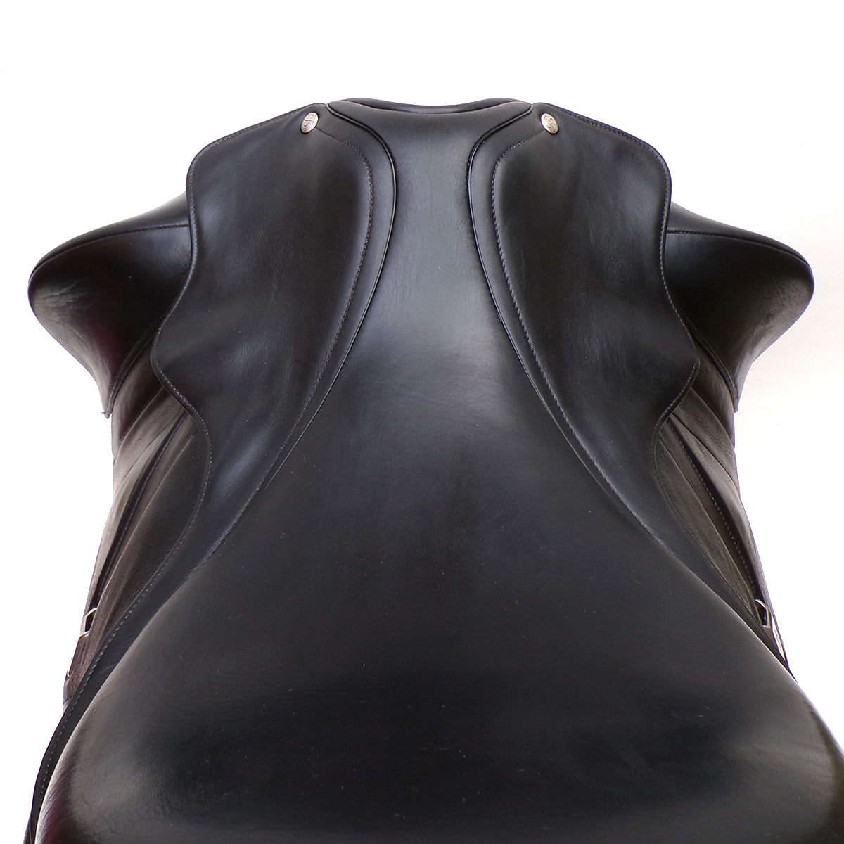 Dressage Saddles  - Bates Innova Dressage Saddle (Flocked) - Size 1 (17-17.5") Black (Easy Change System) (SKU417) in 