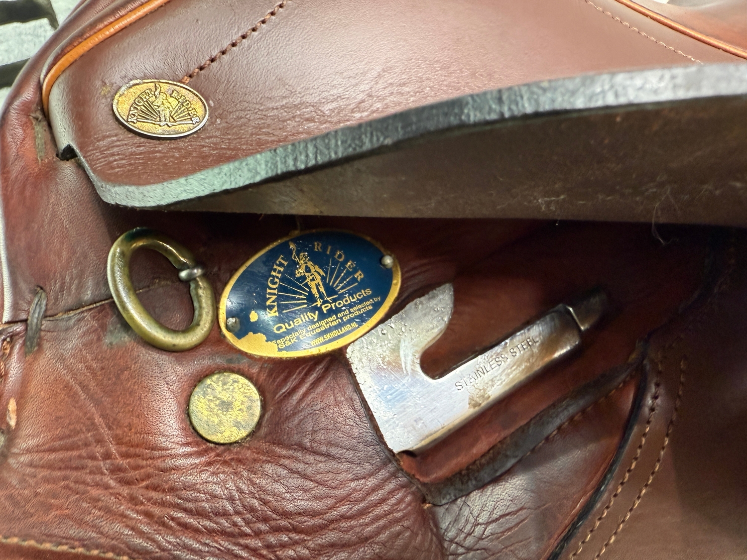 17” Wide Knightrider Miner Jump/GP Saddle - Tan