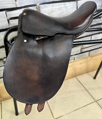 11 1/2” MW Robinsons English Tiny Pony Saddle - Brown