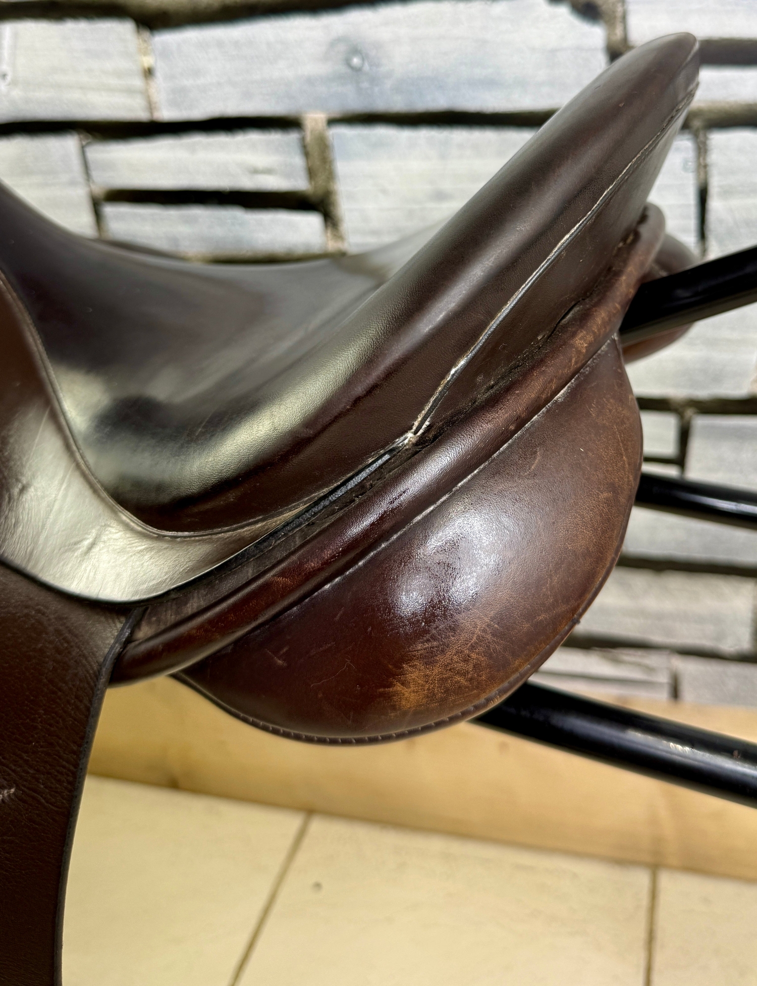 17” Wide Farrington/Shires GP Saddle - Brown -  in 