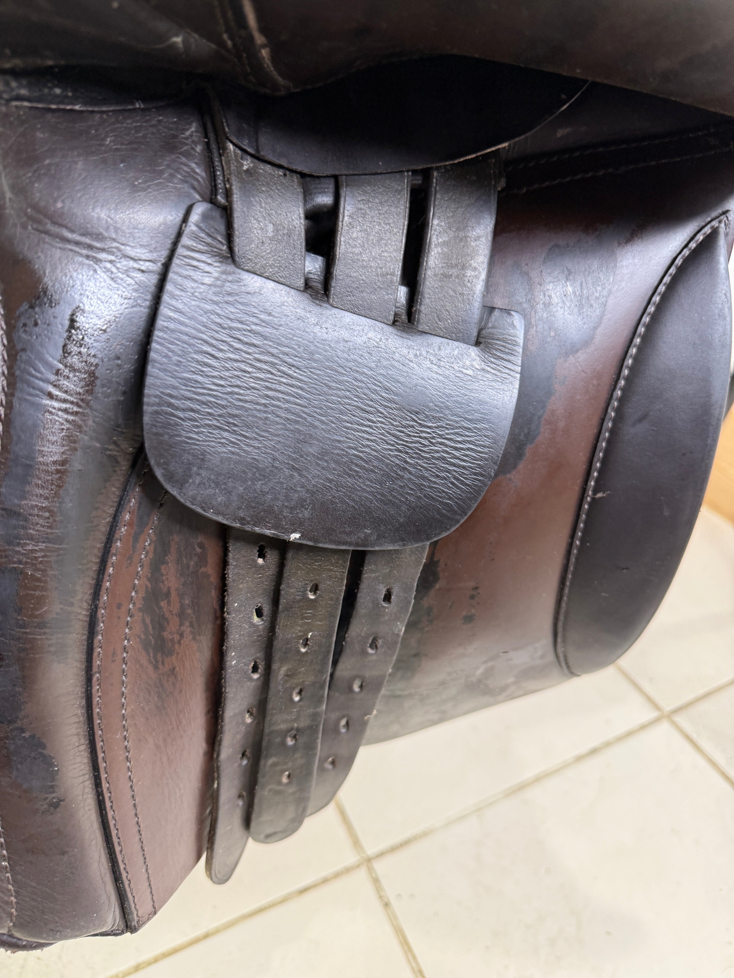 17” Wide Farrington/Shires GP Saddle - Brown 