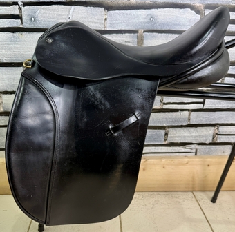 17” XW Morris & Nolan WH Working Hunter Saddle - Black - Extra Wide
