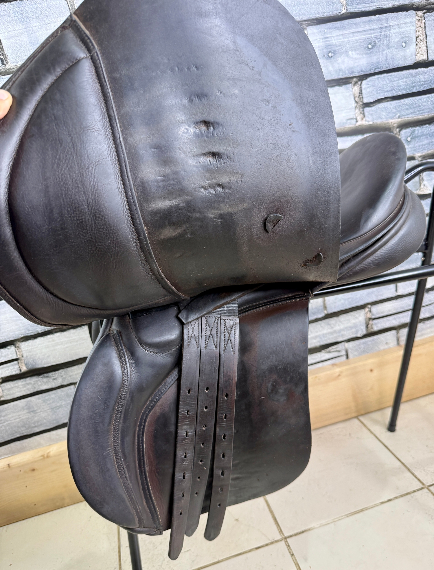 17” MW Farrington/Derby House GP Saddle - Brown -  in 