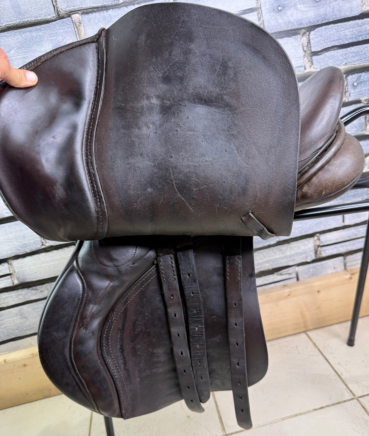 17” XW Hamilton Balance GP Saddle - Brown - 4X Wide - Cob Hoop Tree 