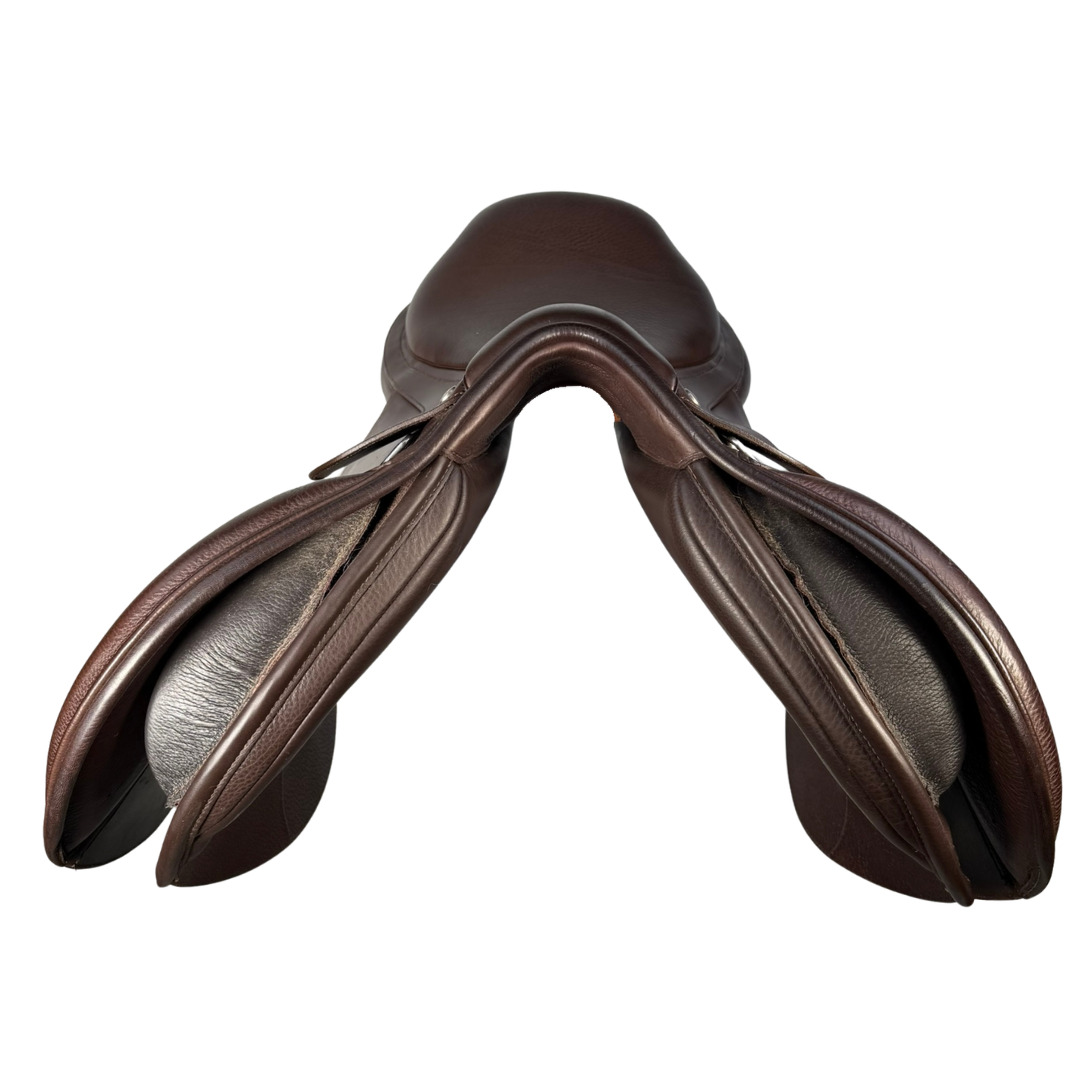  Bates Caprilli Close Contact Saddle 17" Brown Heritage Leather