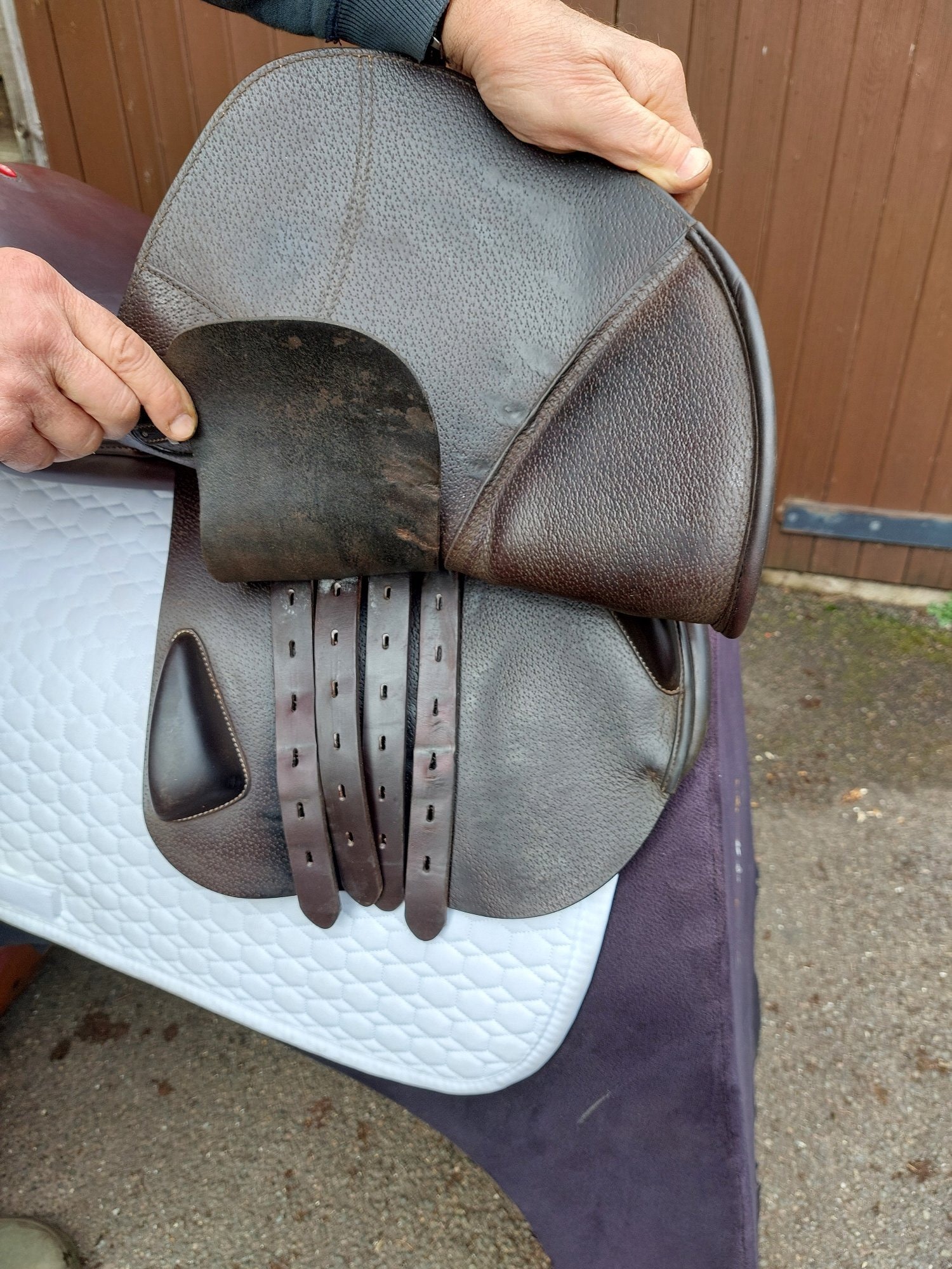 EQUIPE EK GO 17"  1 BROWN - Jump/Event Saddles  in 