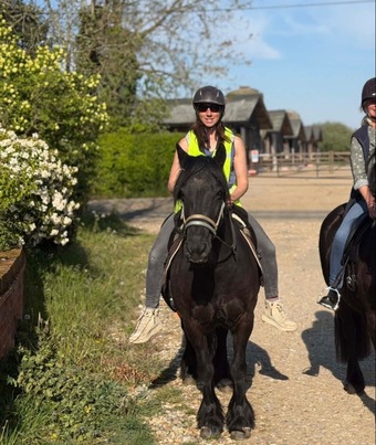 "Aurora (Rackwood Isobel)" Black Mare Family Horse