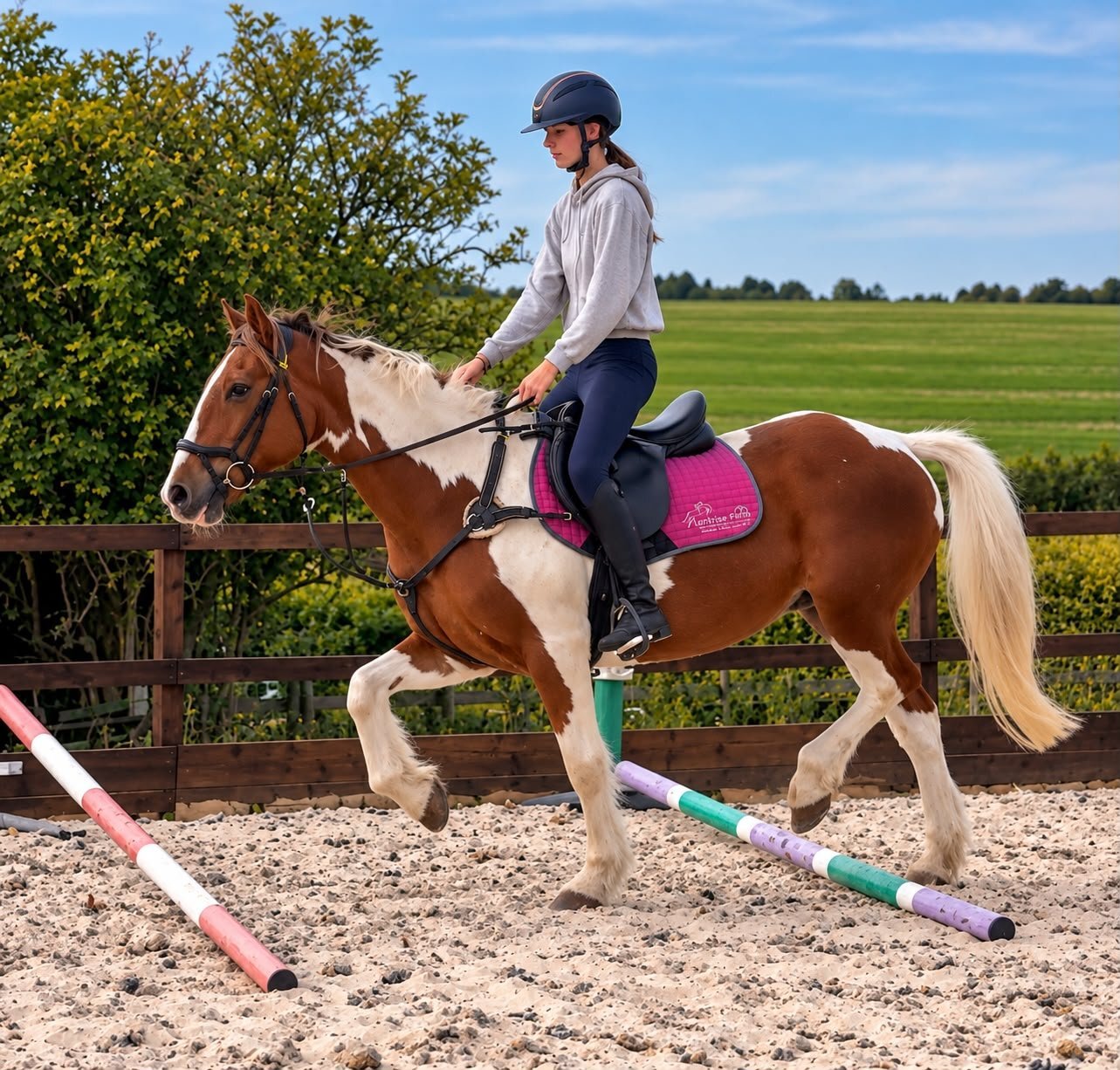 "Lucky" Skewbald Mare Cob/Heavy Horse - 