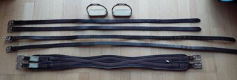 46" Shires Blenheim and 60" Jeffries Stirrup Leathers (Brown)
