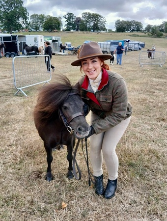 "Gracie" Black Mare Miniature Horse