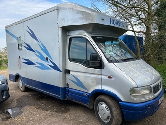 2000 Vauxhall Movano Horsebox