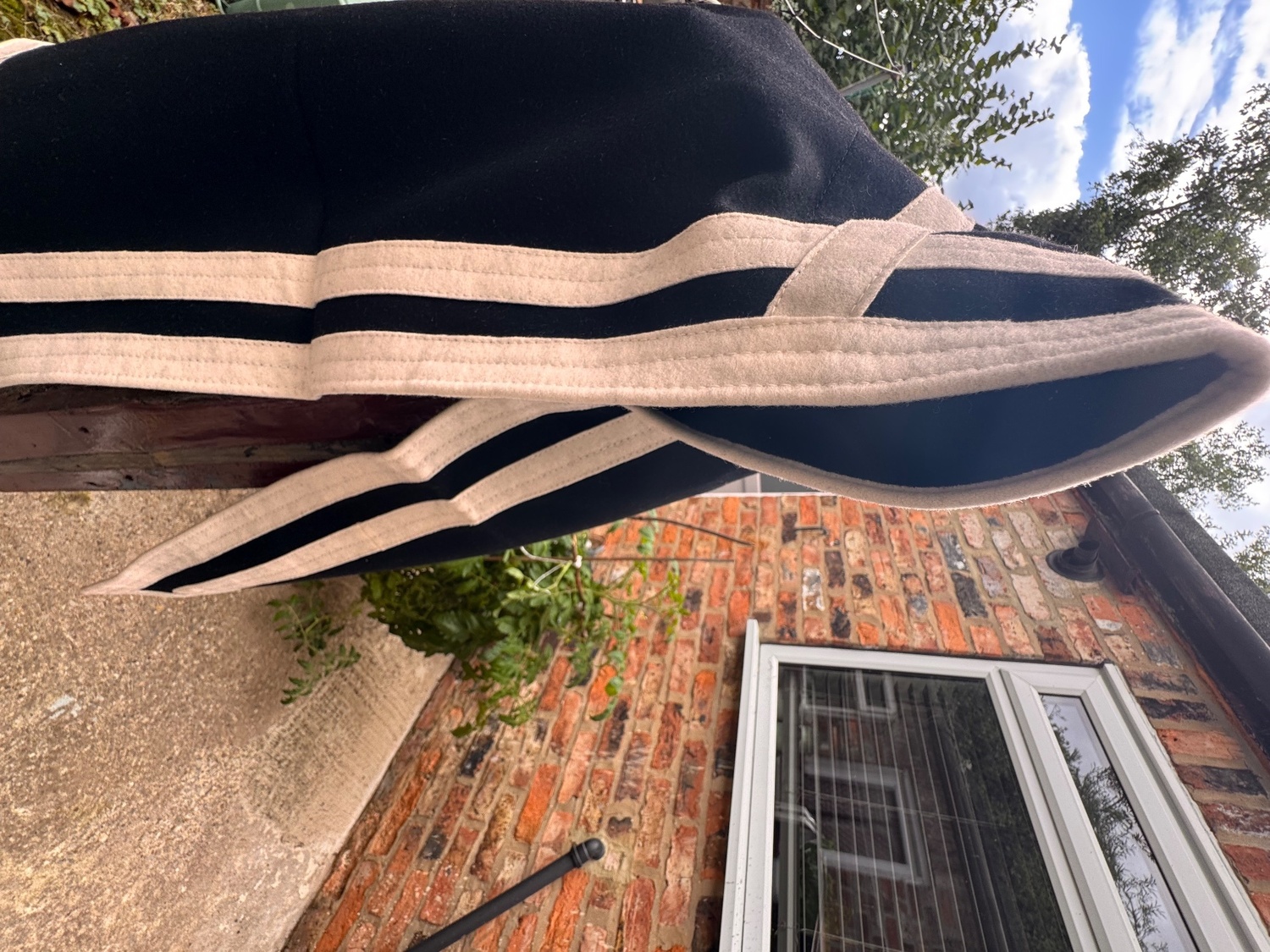 Horse coat and straps 
