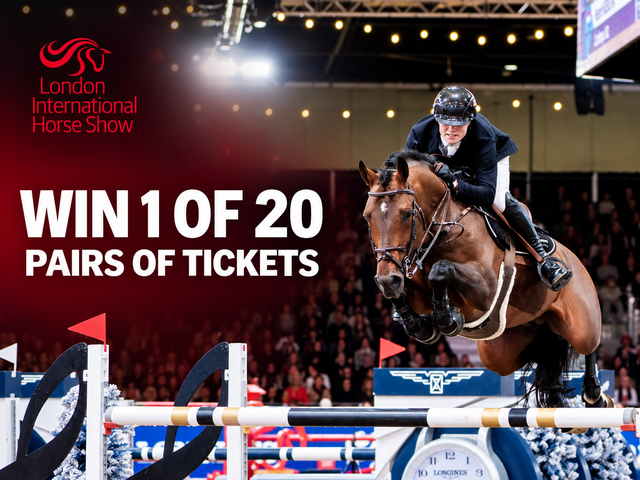 Win tickets to the London Horse Show